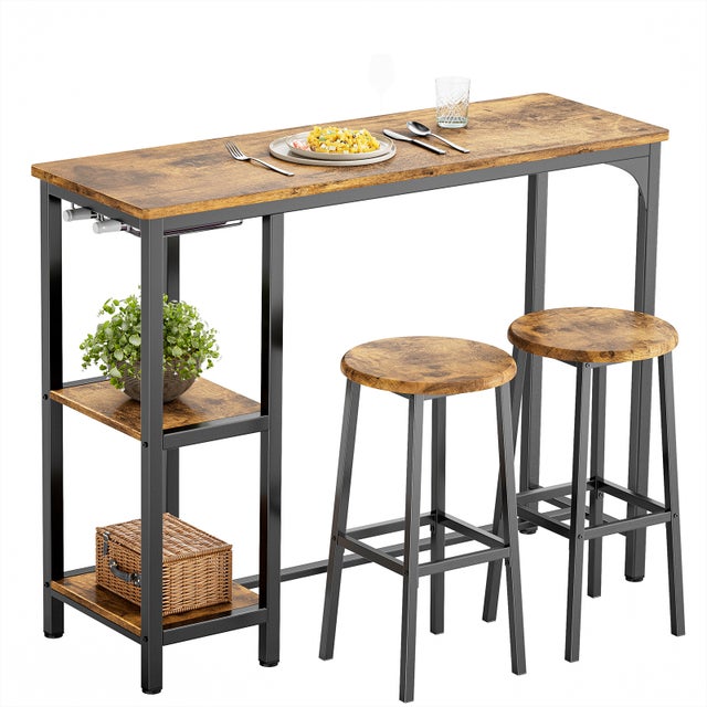 FineBuy Banc de Cuisine en Bois Massif Sheesham - 120 x 45 x 35 cm, Style Champêtre - Banc pour Salle à Manger et Table de Cuisine - Charge Max