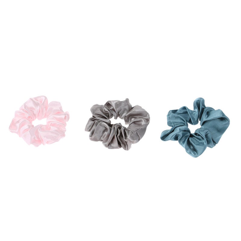 Lot de 40 chouchous en soie, élastiques en satin, pour cheveux de femmes et filles - 2