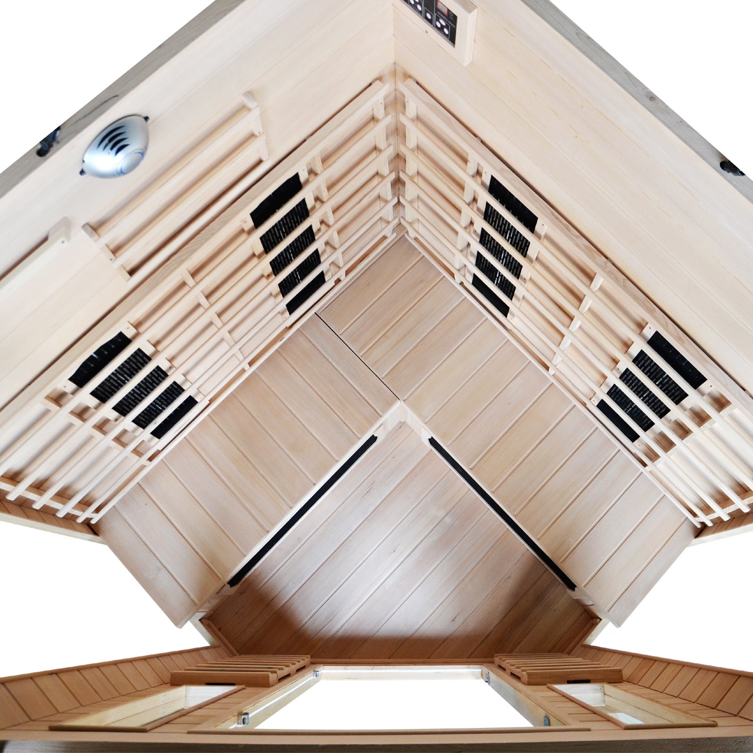 Cabine de sauna luxe infrarouge 3-4 places NARVIK - 9