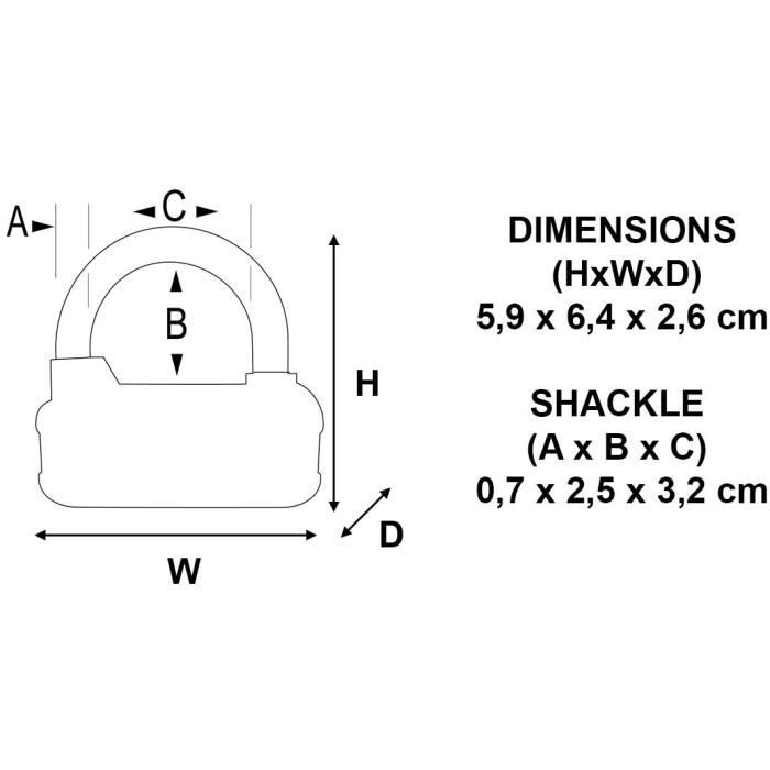 Cadenas à combinaison Master Lock 1520EURD - 4