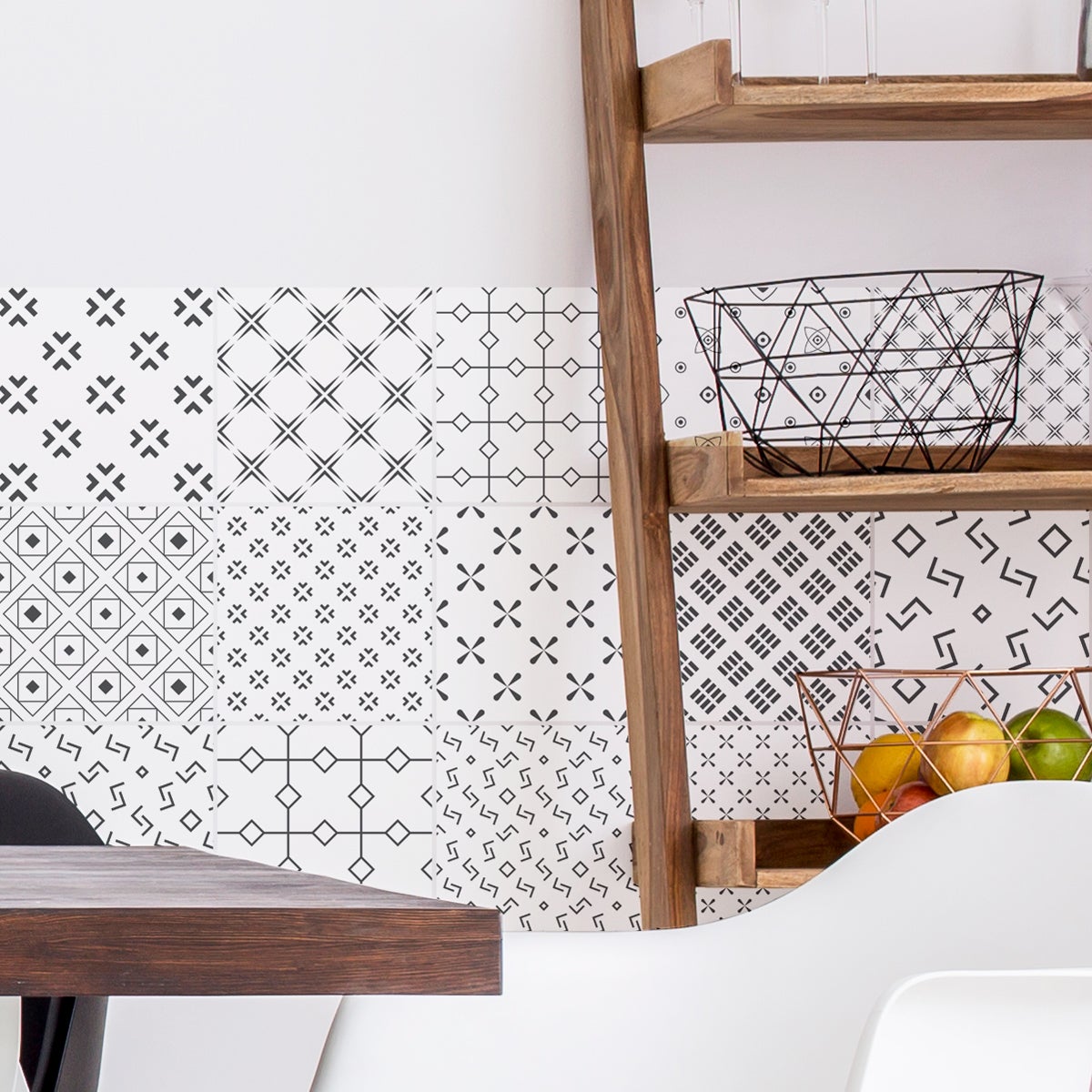 15 adesivo piastrelle scandinavo Tanyka - Sticker adesivo - adesivi murali - 15stickers15x15cm - 4