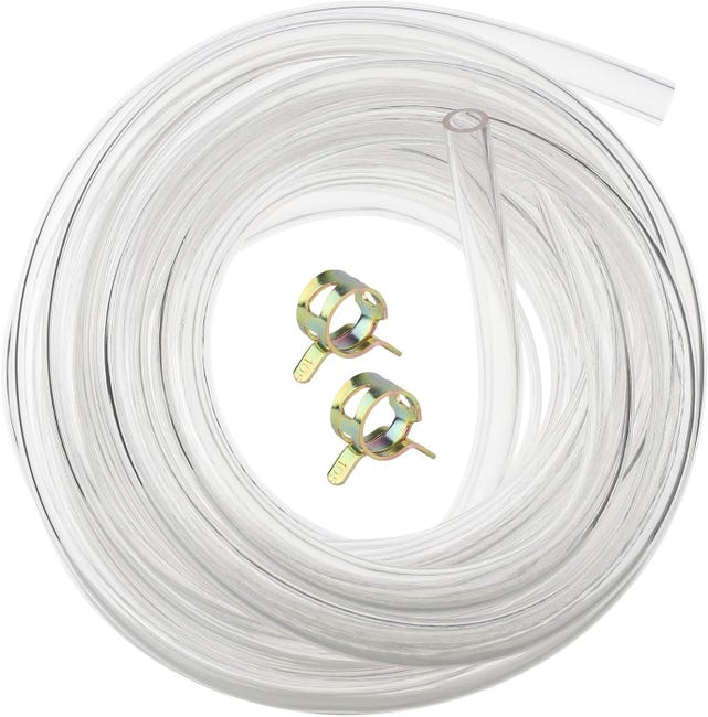 Tuyau Flexible En PVC Transparent De Qualité Alimentaire De 8 Mm X 12 Mm Tuyau Eau Tuyau Air De 5 M Avec 2 Colliers De Serrage 98816501 Tuyau Flexible En PVC Transparent De Qualité Alimentaire De 8 Mm X 12 Mm Tuyau Eau Tuyau Air De 5 M Avec 2 Colliers De Serrage 98816501