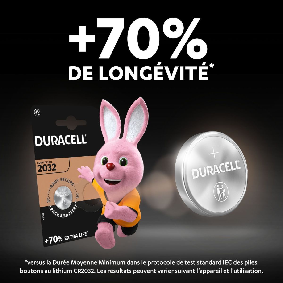 Pile DURACELL DL/CR 2032 x6 - 7