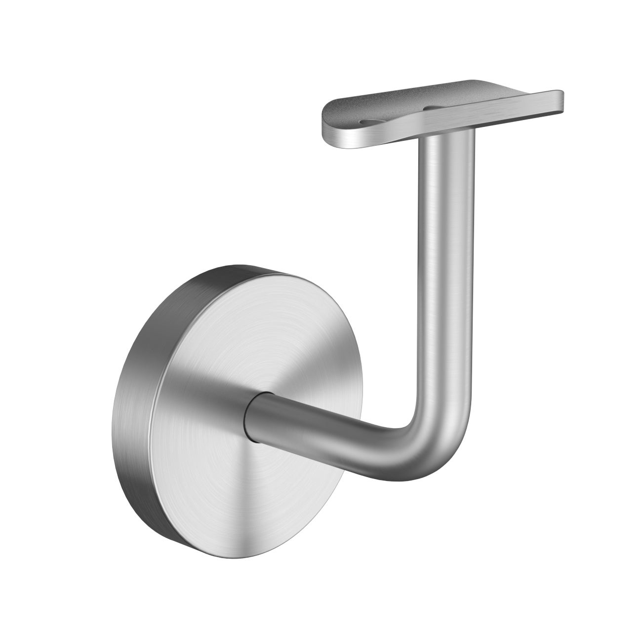 Wspornik uchwyt AVIS podpora poręczy ściennej schodowej, montaż do fi42,4 mm, stal nierdzewna, szlifowany