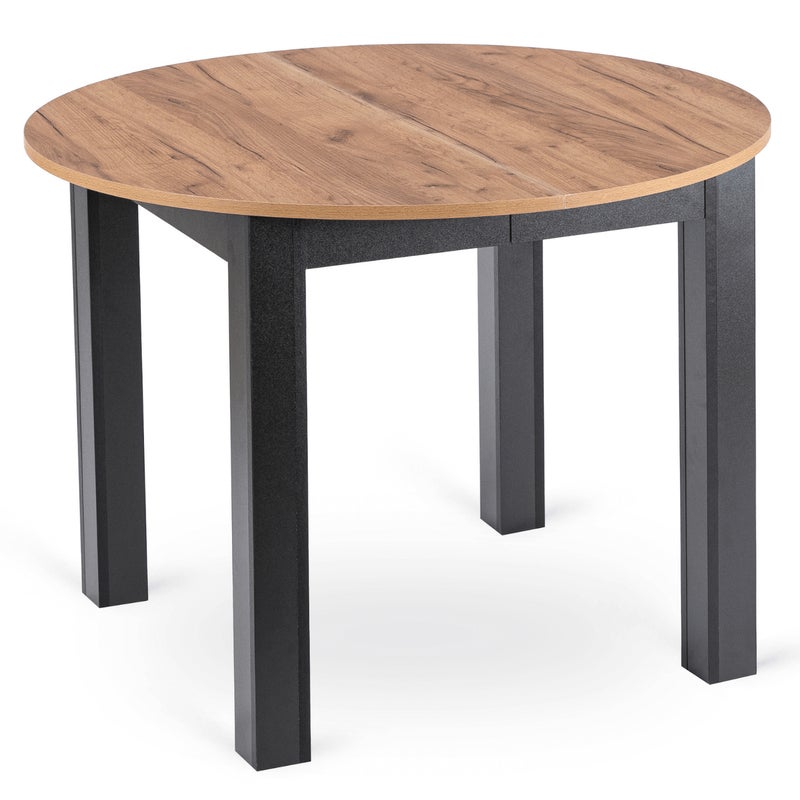 Stół Okrągły Rozkładany Kuchenny Do Jadalni Salonu Duży Craft JAMES 100/220