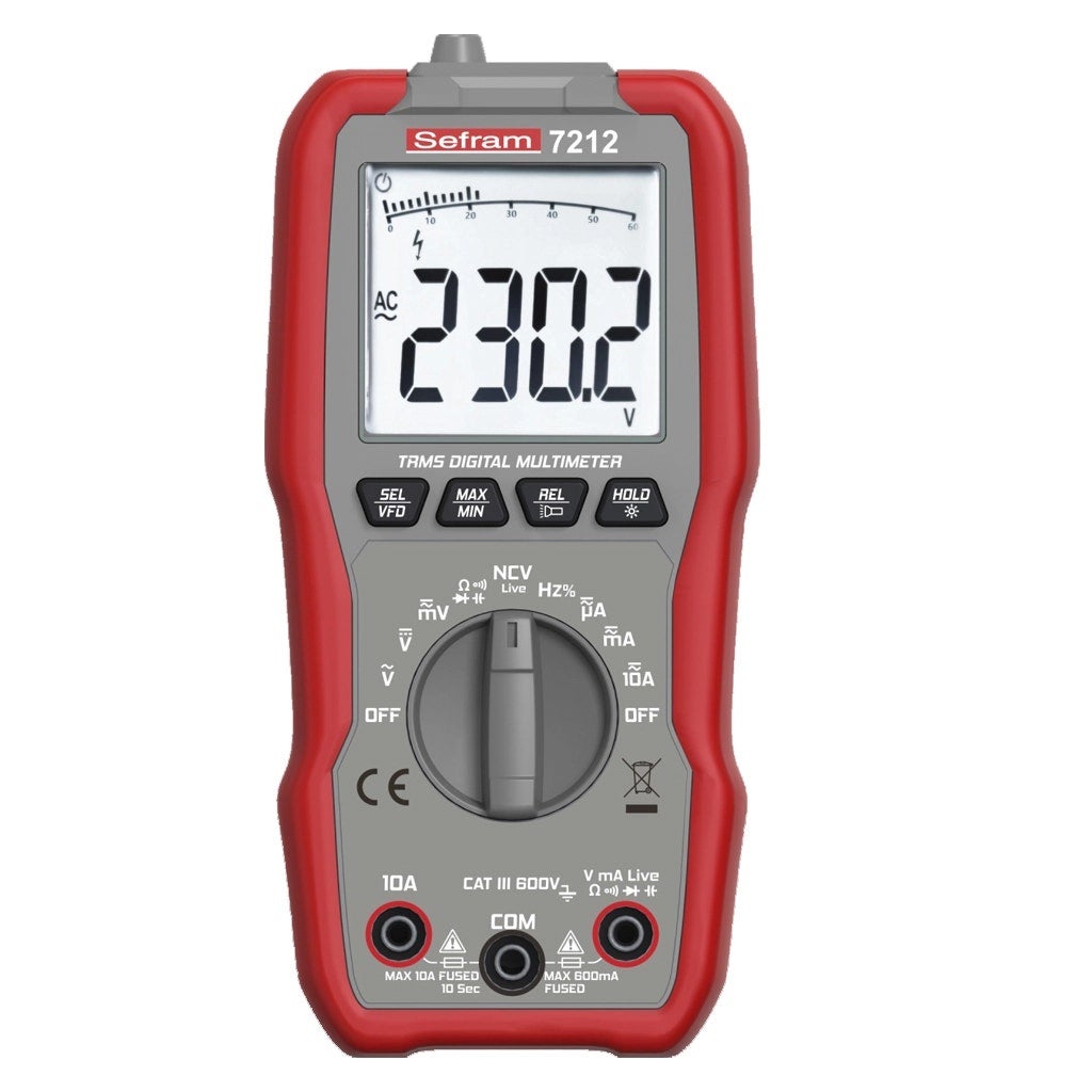 Sefram - Multimètre numérique de poche 6000 points - SEFRAM7212 - 4
