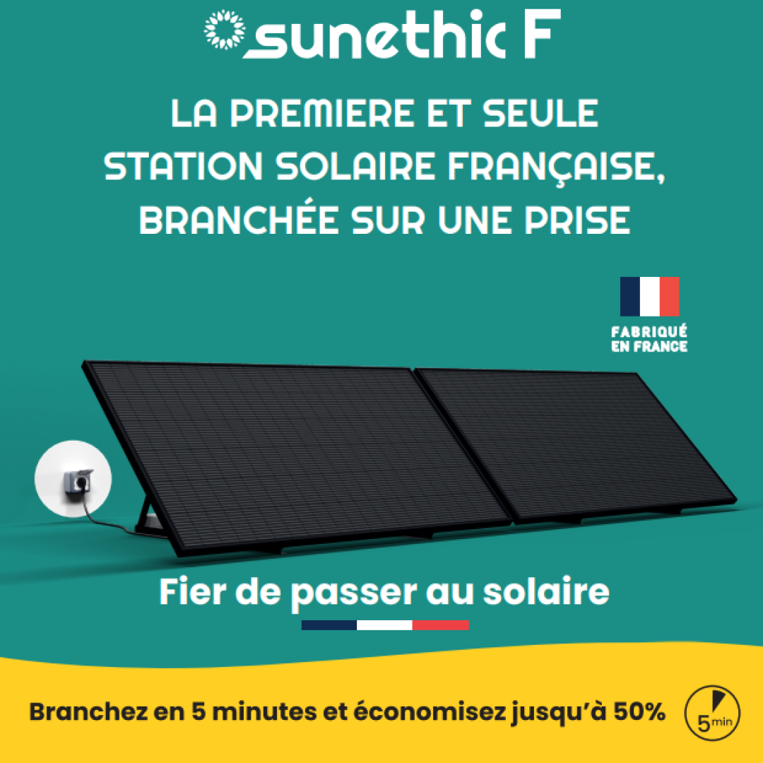 Kit panneau solaire 2000W français Sunethic Voltec - Plug and Play : à brancher sur prise en 5 min - 9