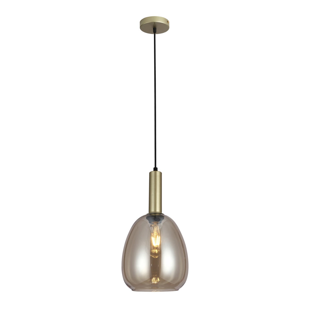 Lampa wisząca GATER złota 1 x E27 x 40W wym: 120 x 21 x 21 cm Italux