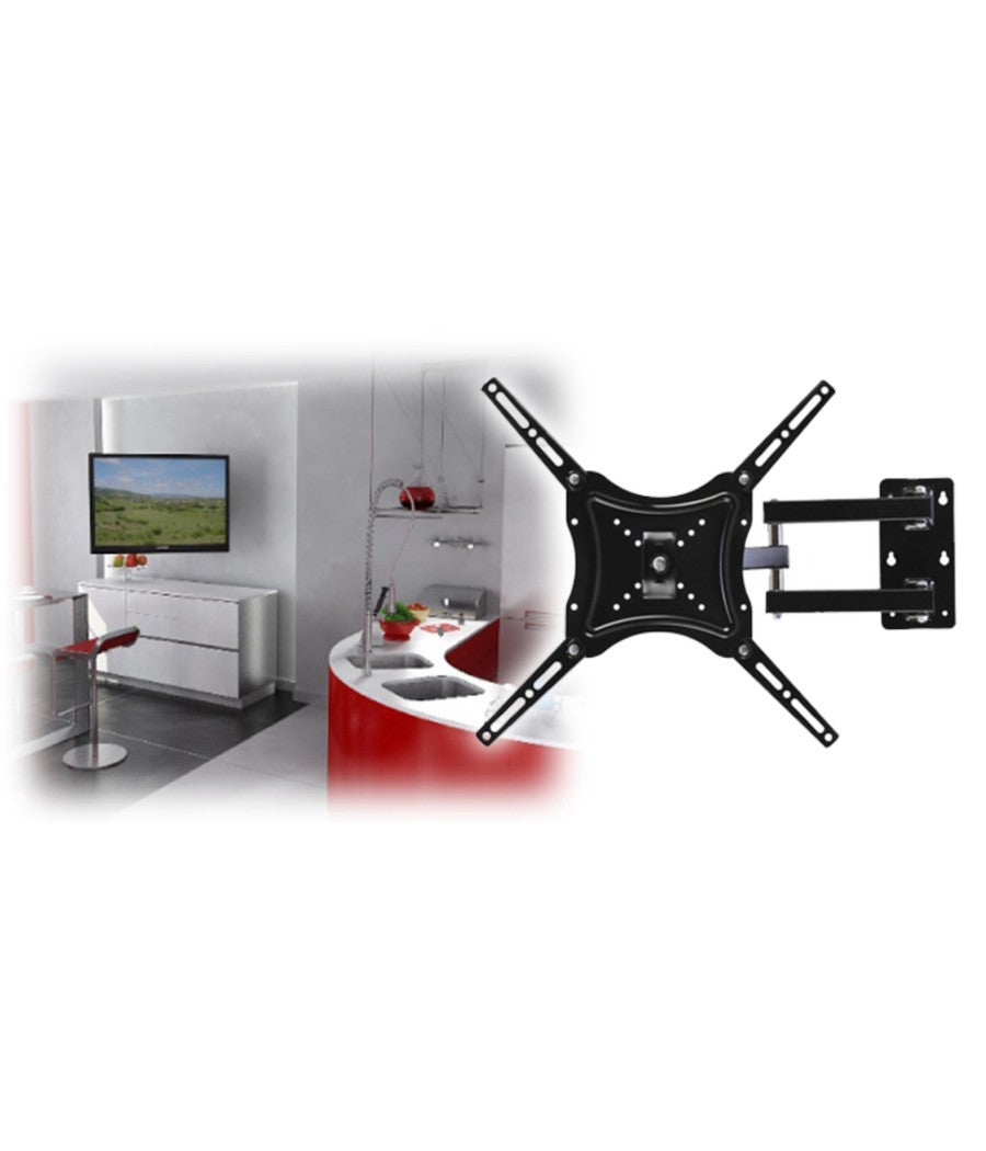 STAFFA PORTA TV DA MURO DA 32" A 85'' 60KG BRACCIO INCLINABILE TV LCD - Foto 9