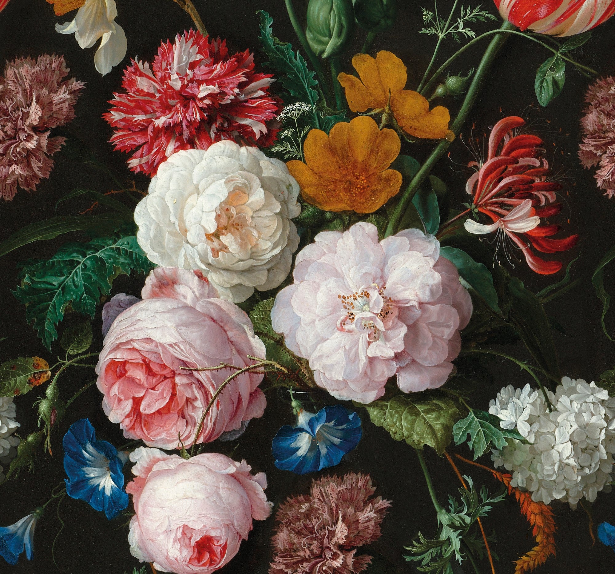 Papier peint panoramique intissé Fleurs Eloïse 300 x 280cm Multicolore - 2