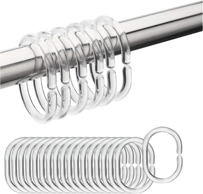 TRINGLE - EMBOUT TRINGLE,E--Barre de rideau de douche en forme de U TRINGLE - EMBOUT TRINGLE,E--Barre de rideau de douche en forme de U