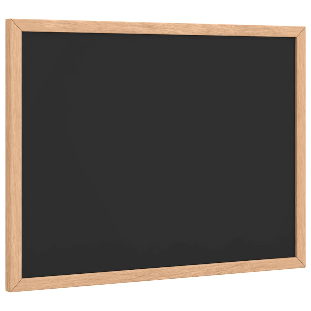 Tableau noir avec cadre bois de pin massif noir 40x30 cm | Leroy Merlin
