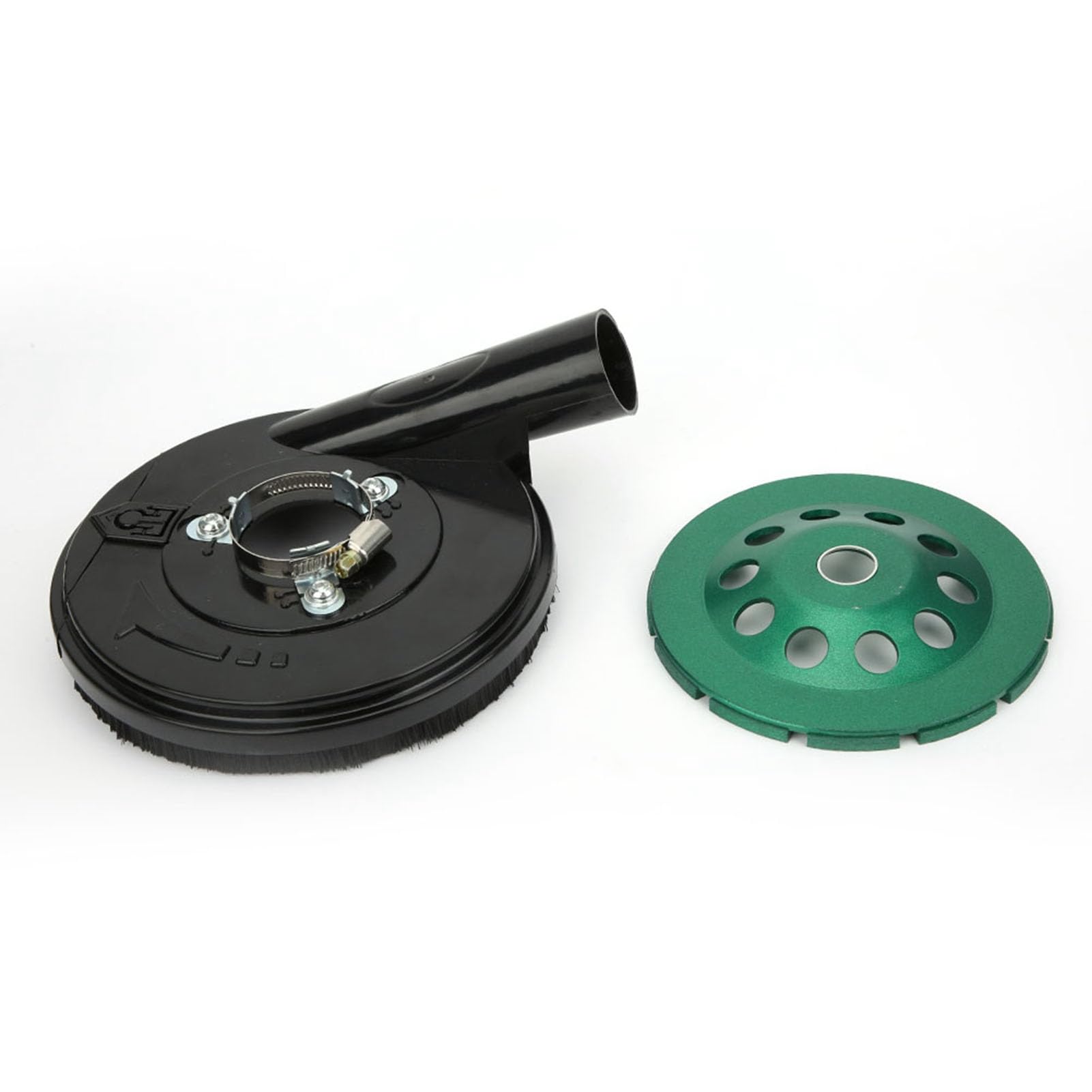 Capot de protection anti-poussière pour meuleuses d'angle de type 150, accessoires + meule - 4