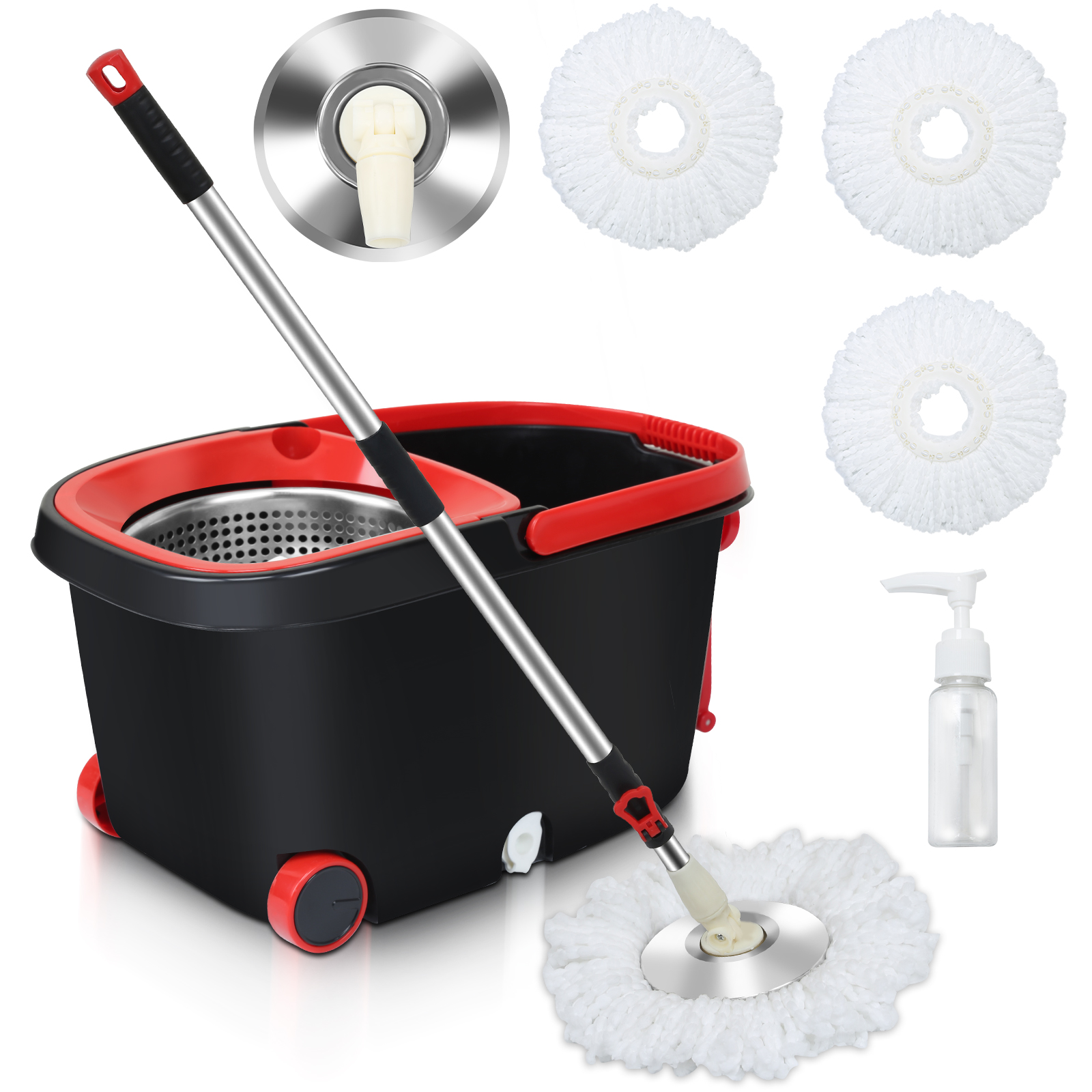 BenBow Secchio Con Coperchio 3l Nero 1000x 3 Litri - Alimenti Sicuri - Foto 8