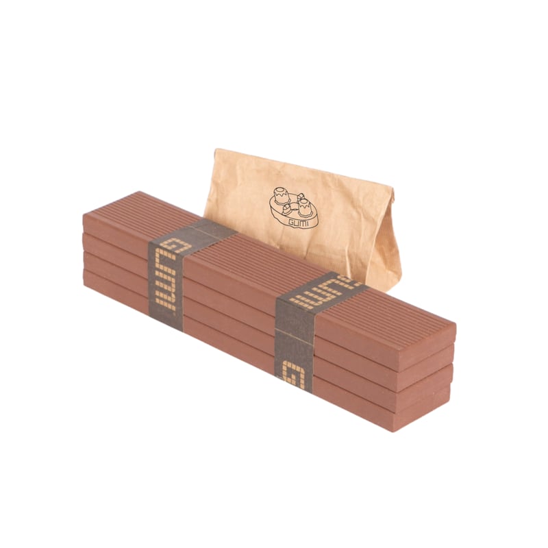 Deska Tarasowa Kompozytowa WPC Kasztan C5 41,6x8x2,1 cm GUMI - 4szt.