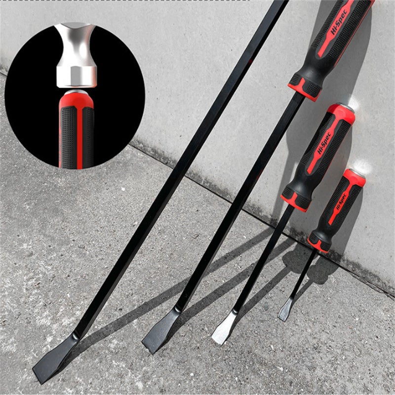 Outil polyvalent pour pneus - Facilitez la réparation automobile - Pied de biche 24 inch 61cm rouge et noir - 2