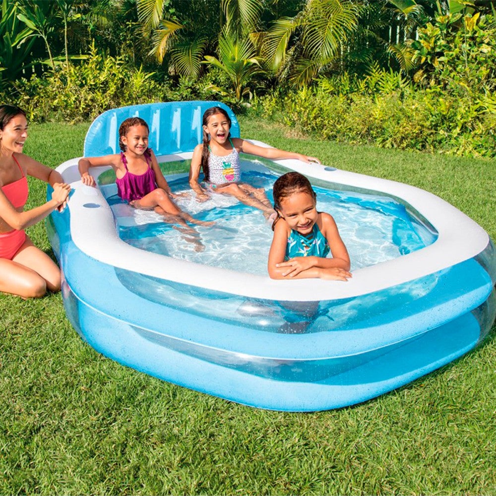 Galleggiante Barca Per Bambini 1-5 Anni - Con Tenda Parasole Per Piscina E Spiaggia
