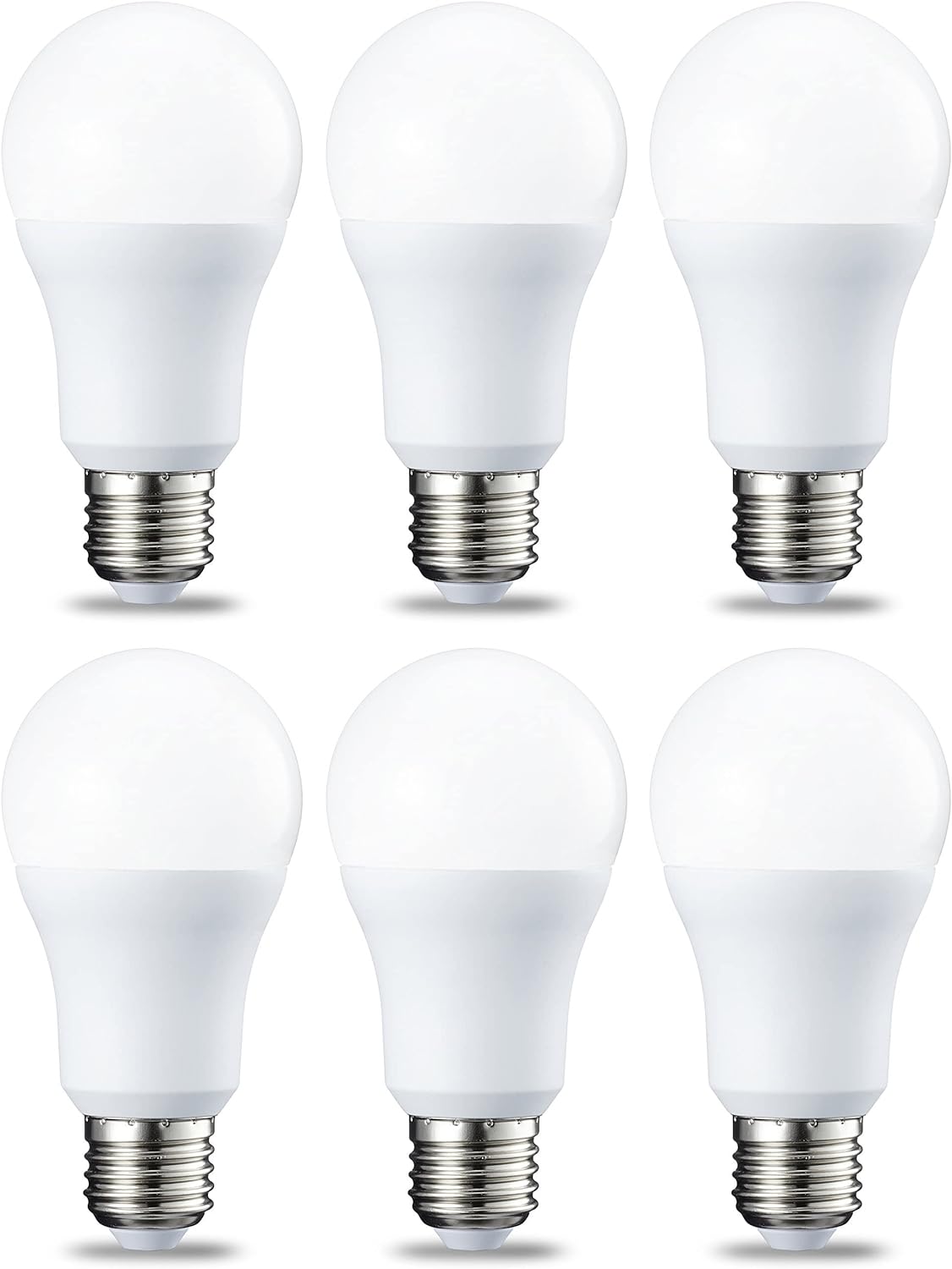 Zestaw 6 żarówek LED z gwintem Edisona E27 12 W (odpowiednik 90 W) Barwa zimna, bez możliwości regulacji natężenia [Klasa energetyczna F]