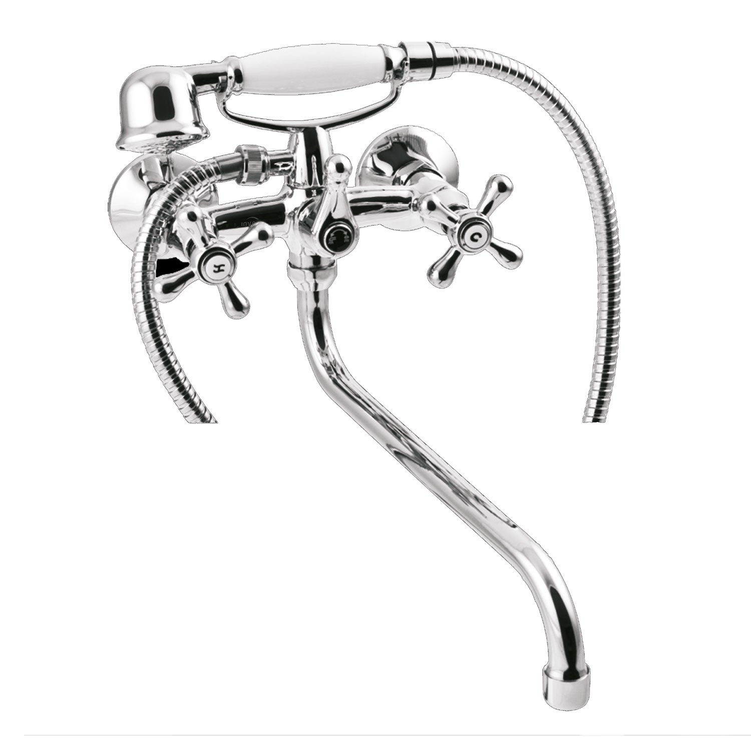 Manijas Cruzadas Para Grifo Delta Faucet H66 Neostyle - Acabado Cromo, Para Completar La Reparación O Renovación