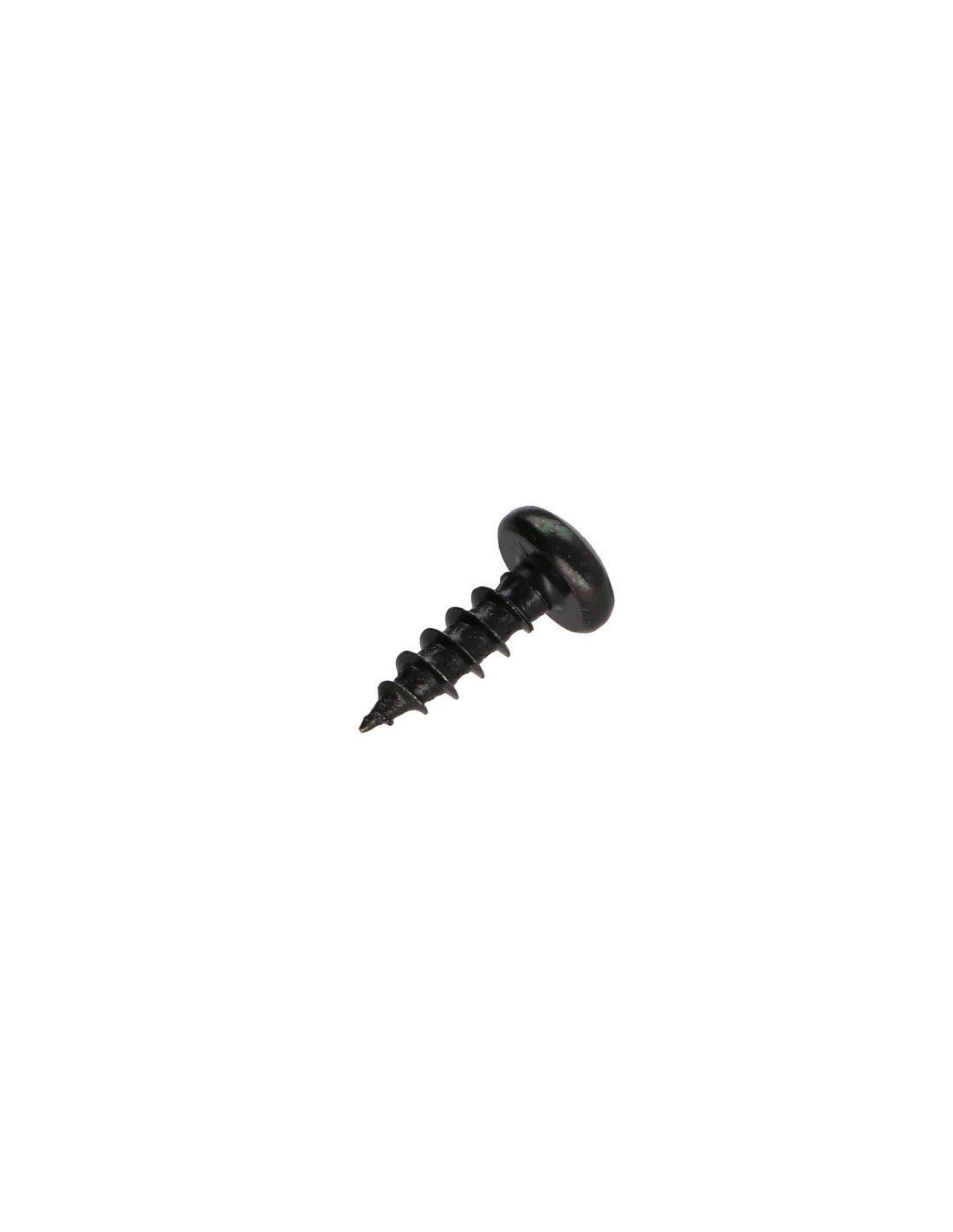 VBA Vis bois agglo Tête ronde TR Pozi N°2 4X17 Acier zingué noir-1000 pièces - 2