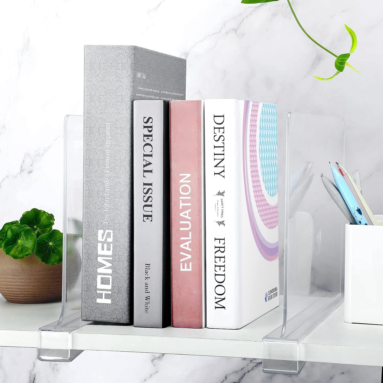 divisori per ripiani in acrilico per guardaroba, divisori per armadio per organizzare i vestiti, divisori per ripiani - 4