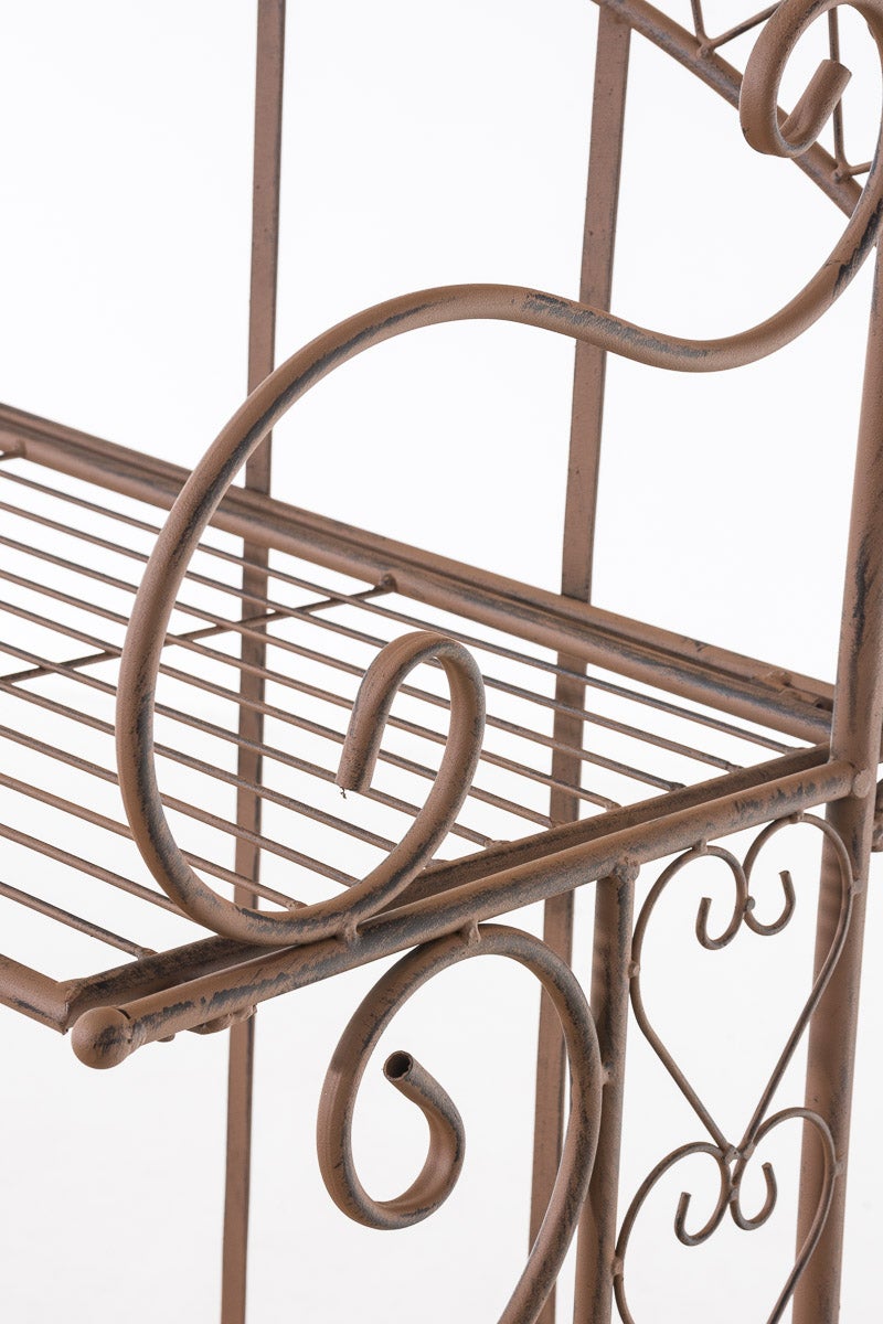 Etagère Antje en fer forgé Marron antique | Leroy Merlin