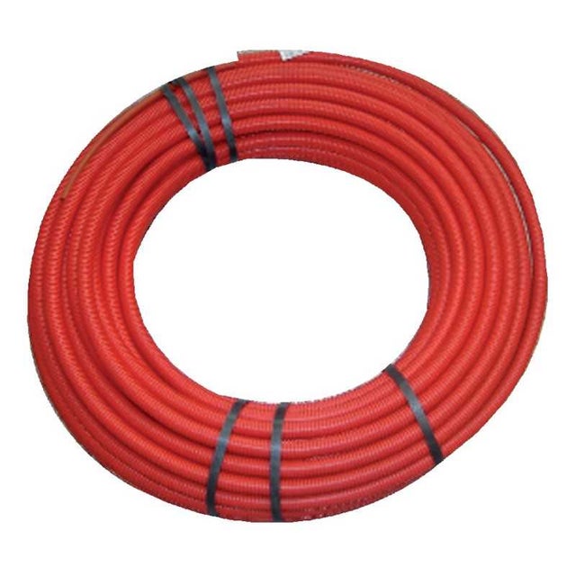 Tube PER-A gainé - ROUGE 13/16 - 50M - 113-16-50A - Ayor