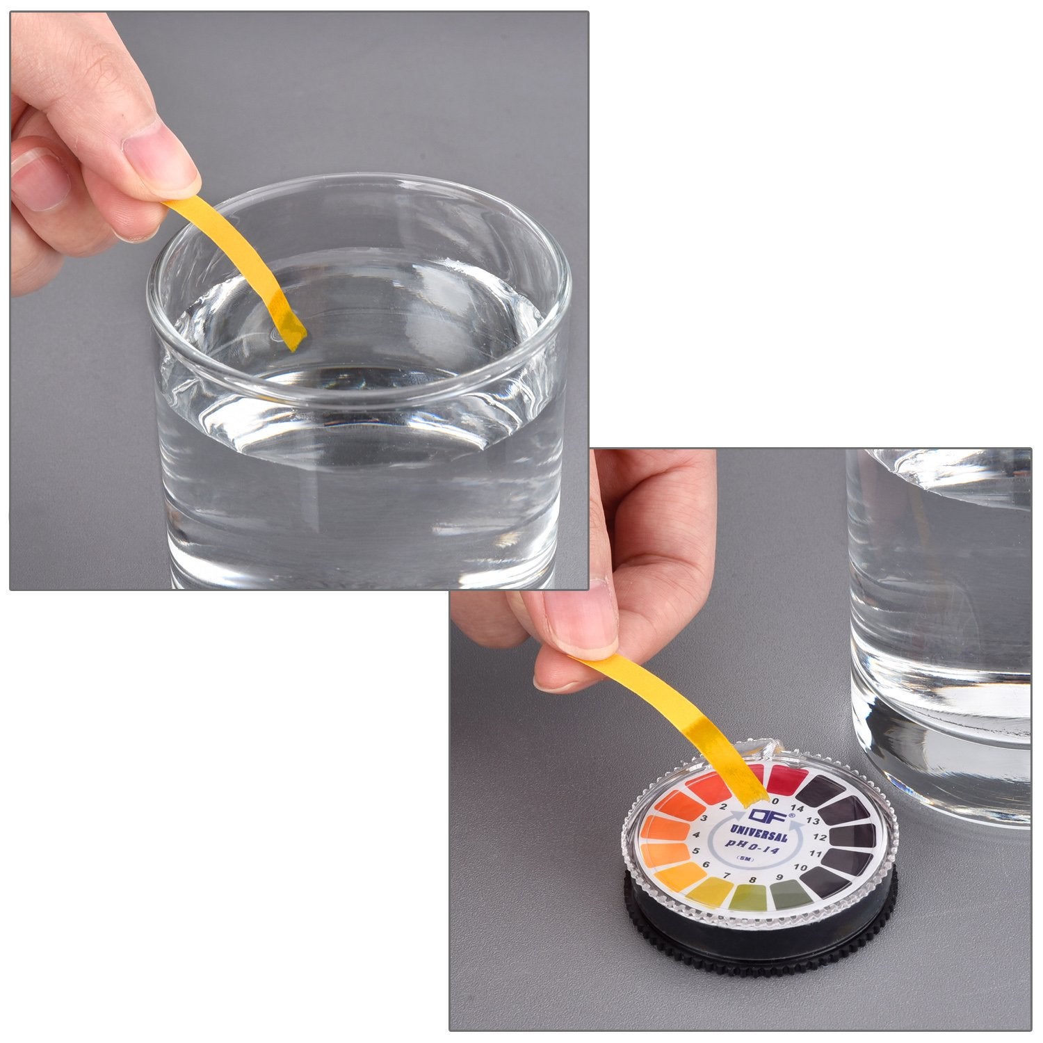 Bandelettes de test de pH universelles, rouleau de bandelettes de test de pH, mesure la plage complète de 0 à 14, 500 cm chacune (2 rouleaux) - 3
