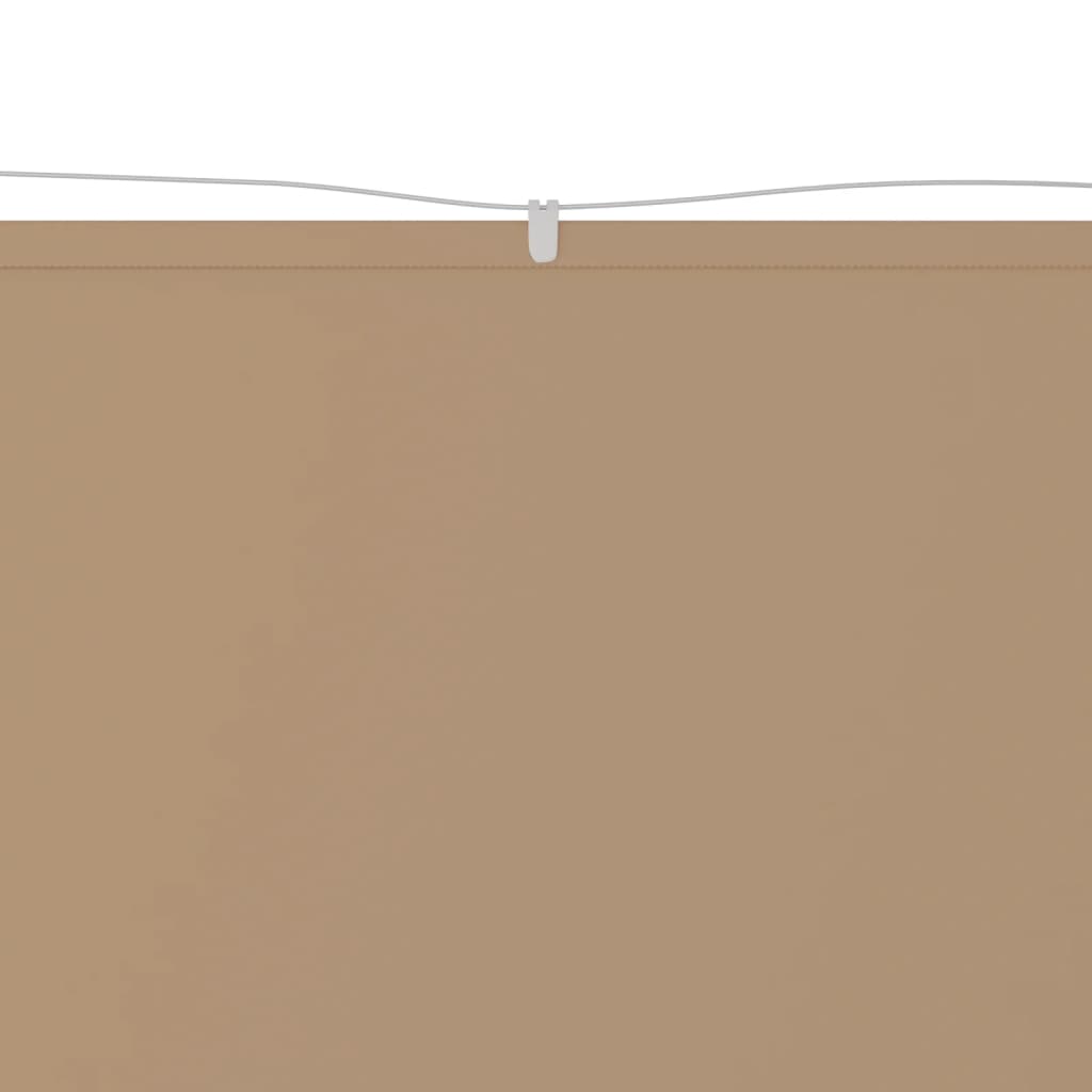 Auvent vertical Taupe 140x420 cm Tissu oxford - 3