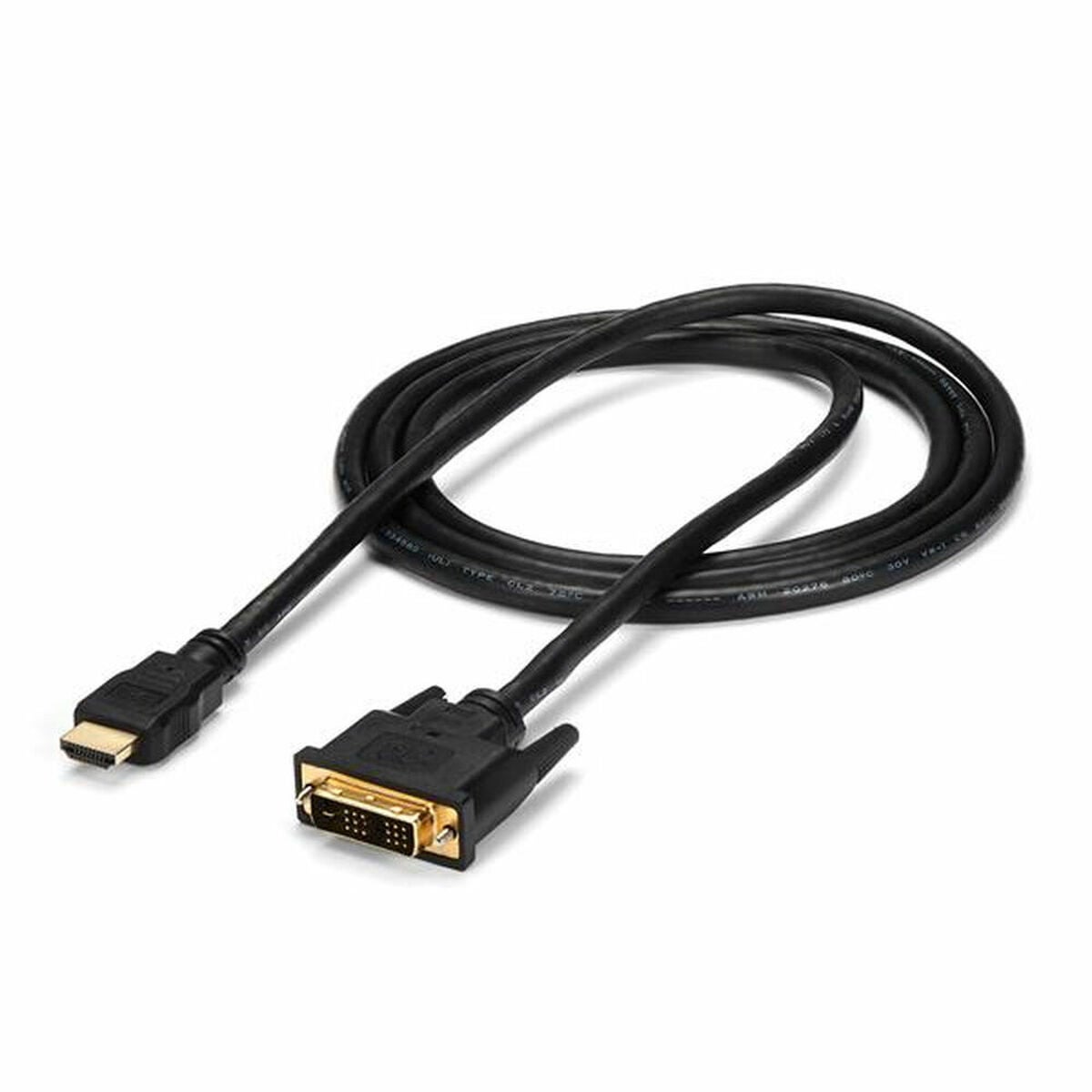 Adaptateur HDMI vers DVI Startech HDMIDVIMM6 Noir | Leroy Merlin