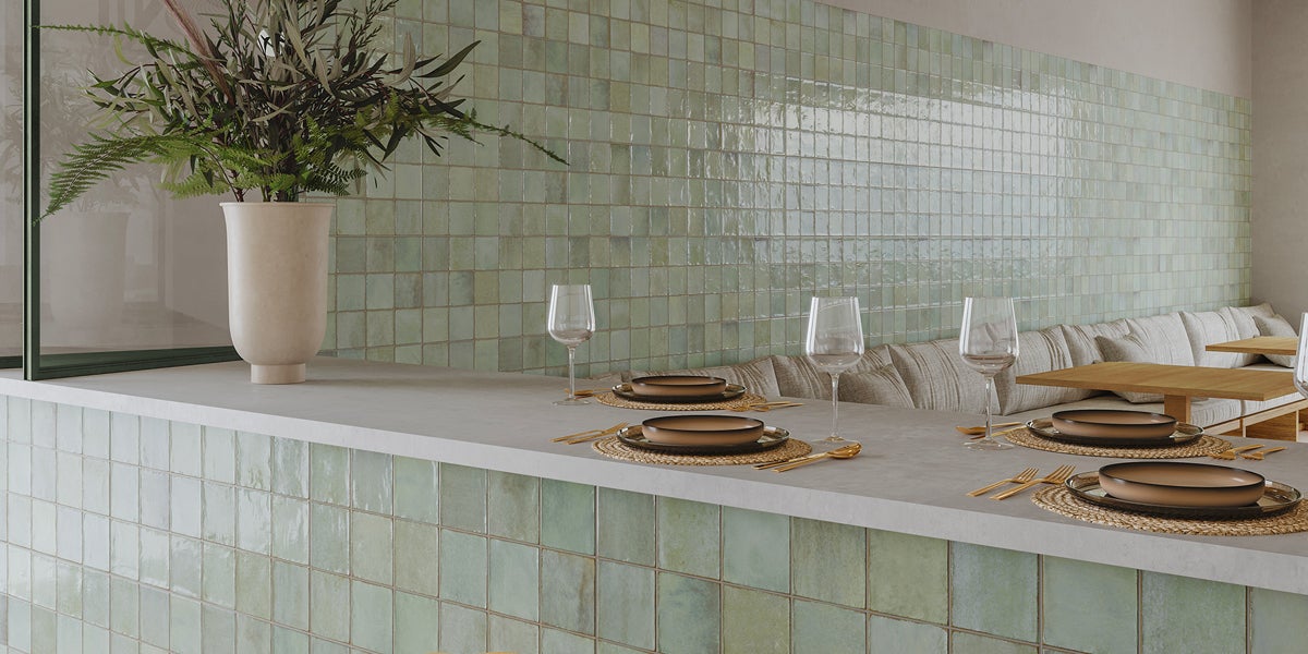 Carrelage mur effet zellige Abanilla turquoise 32x62,5 cm - Réflex Boutique - 5