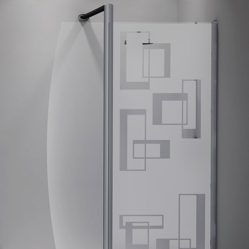 Adesivo porta di doccia L'arte astrae - Sticker adesivo - adesivi murali - 95X35cm - 4