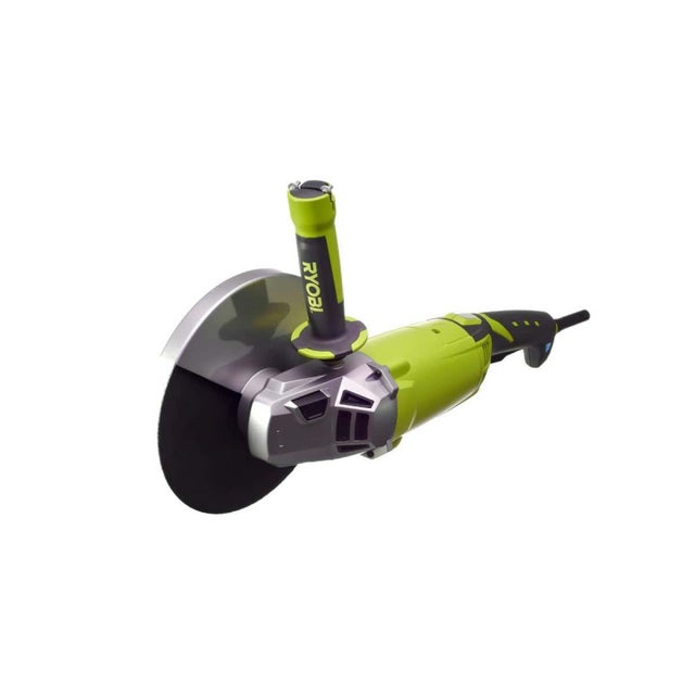 Meuleuse d'angle RYOBI 2000W 230mm - coffret antichoc - Disque diamant EAG2000RSD1