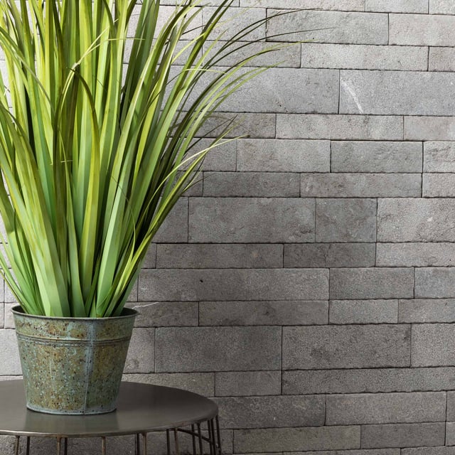Plaquette de parement Premium pierre naturelle Zahra Gris intérieur / extérieur - RO'MA Nature