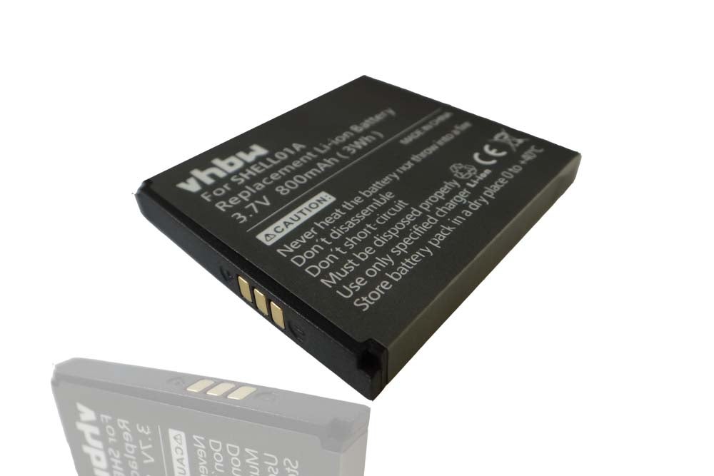 vhbw batteria compatibile con Samsung VP-D371, VP-D364W, VP-D362, VP-D453i, VP-D453, VP-D451, VP-D371W videocamera camcorder (600mAh, 7,2V, Li-Ion