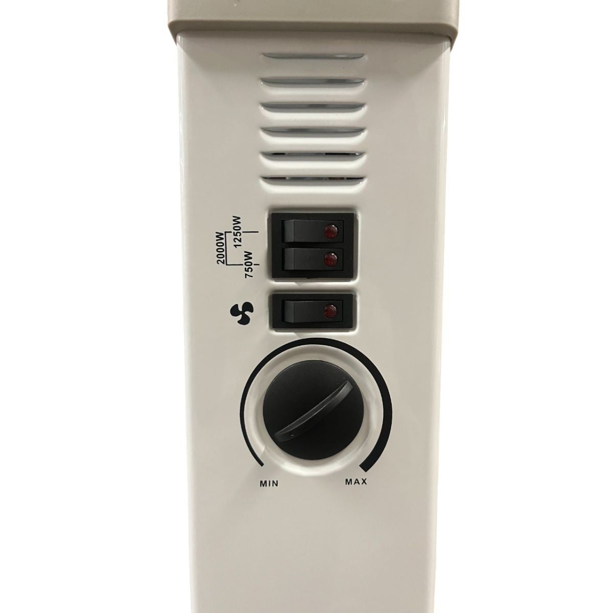 Aquecedor Elétrico 2000W - Radiador de Apoio com Termóstato, 3 Níveis de Potência para 20 m² PLEIN AIR - 7