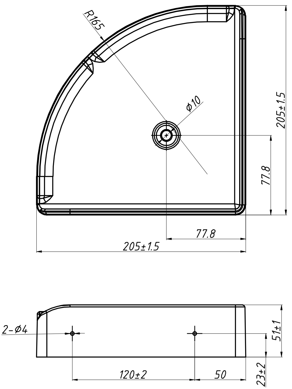 Mexen X-Wall-S półka ścienna narożna SMC 20,5 x 20,5 cm, biała - 1901202005
