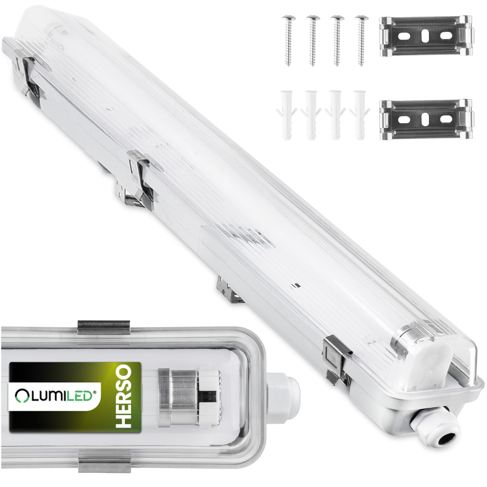 Oprawa Hermetyczna Lumiled LED Lampa Pyłoszczelna 60cm T8 G13 IP65 1 szt.