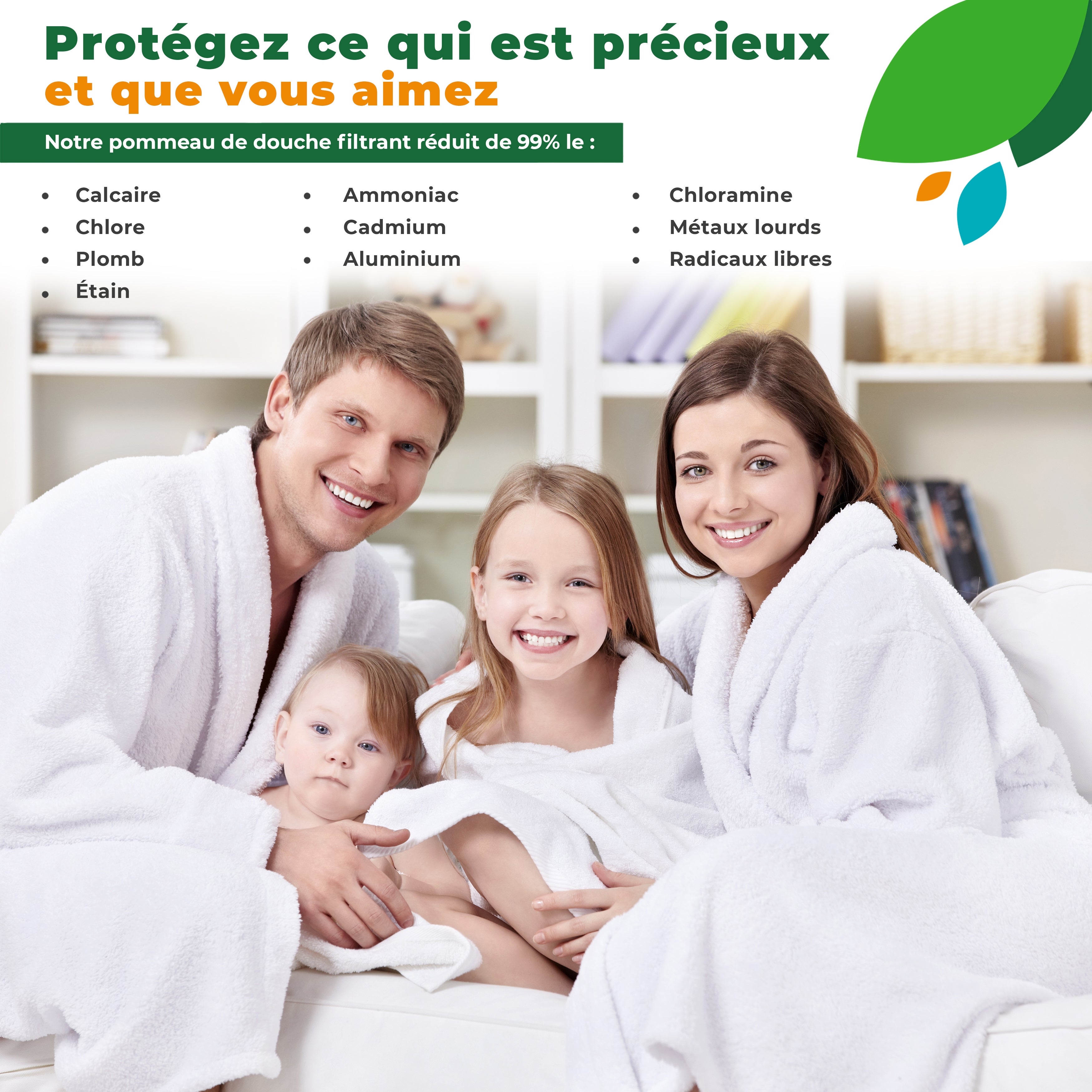 Aecodune Recharge Pommeau de Douche Anti Calcaire - Billes Pour Filtre Eau et Chlore - 7