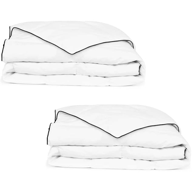 Couette en duvet d'hiver 2 pcs 150 x 200 cm vidaXL