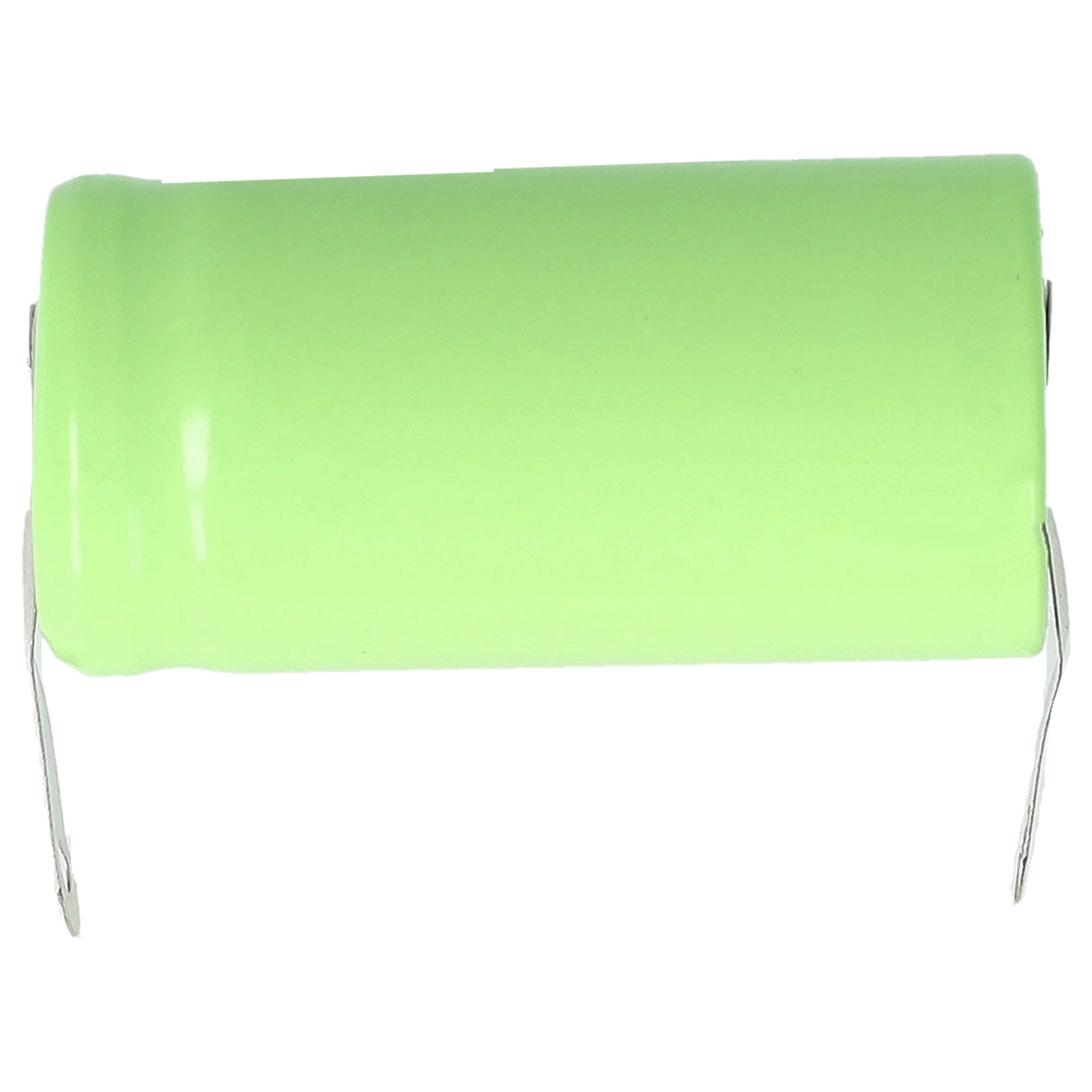 Batterie Rechargeable 1/3AA 250mAh 1,2V NiMH - Remplacement Vert Par Vhbw