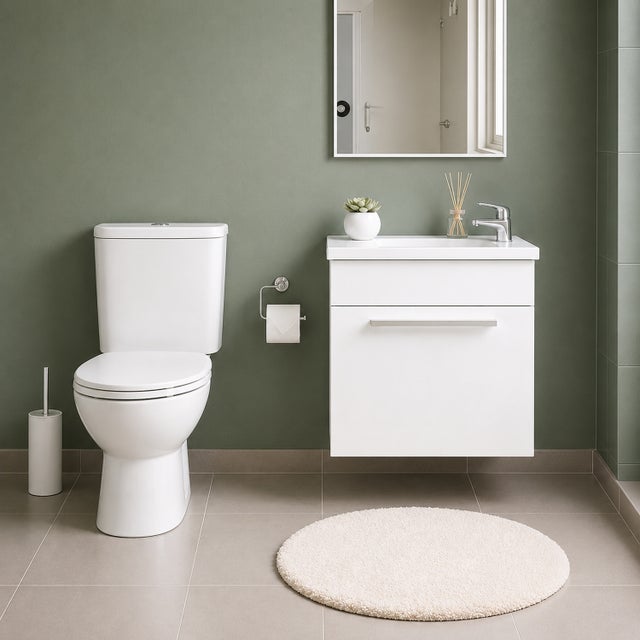 ONDEE - Conjunto de sanita ECO com flange de saÌda horizontal