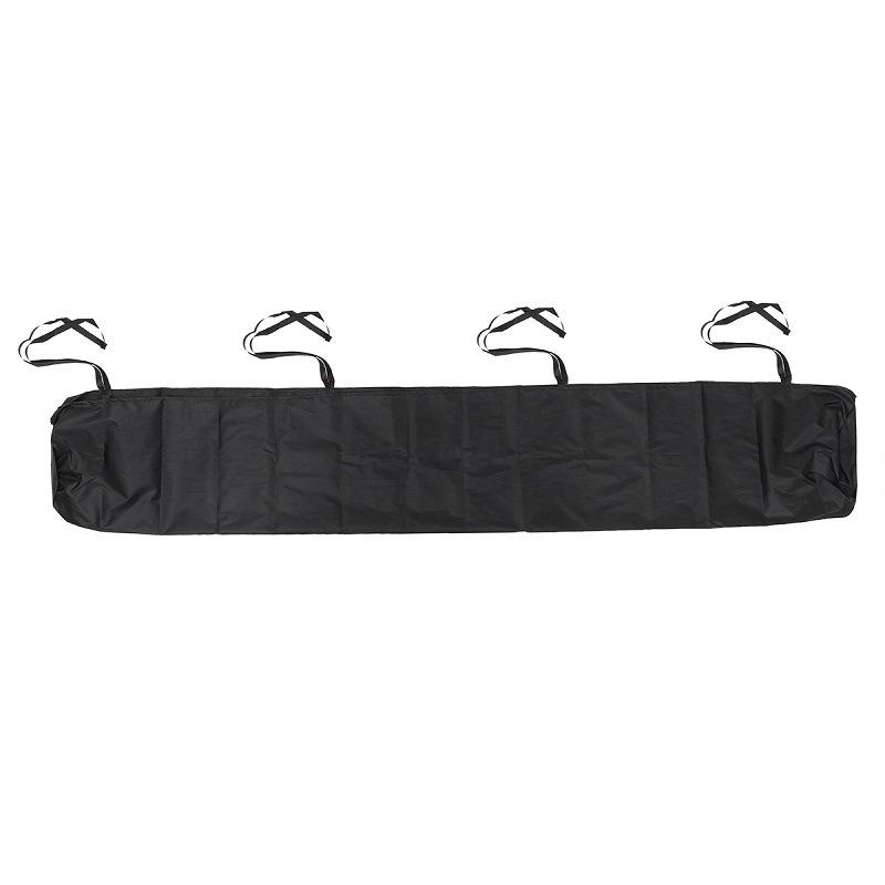 Housse de protection pour store extérieur rétractable en tissu Oxford, imperméable et anti-poussière, 3 m (noir) - 2