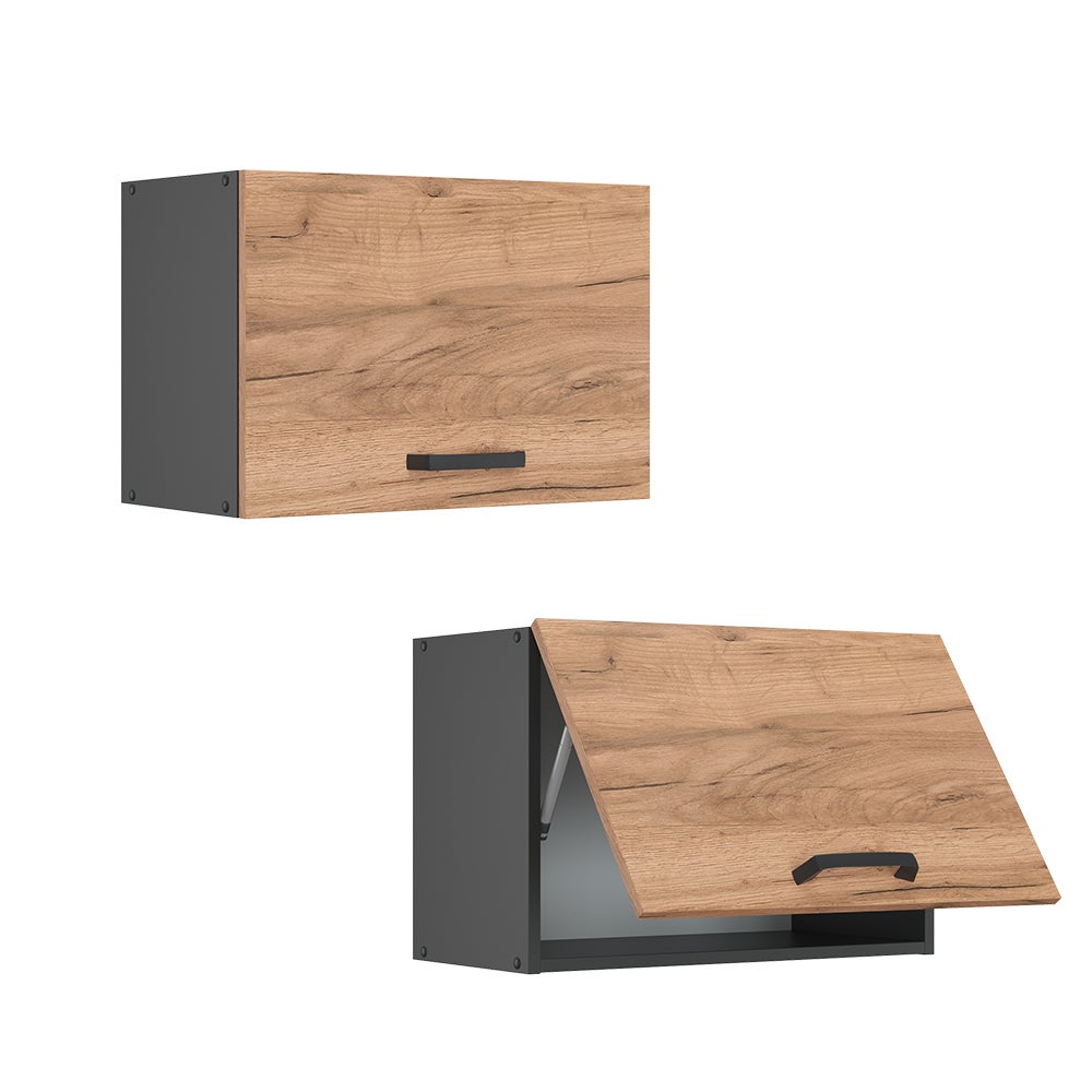 Vicco Elément haut de cuisine R-Line, Chêne de force doré, 60cm Plat - 5