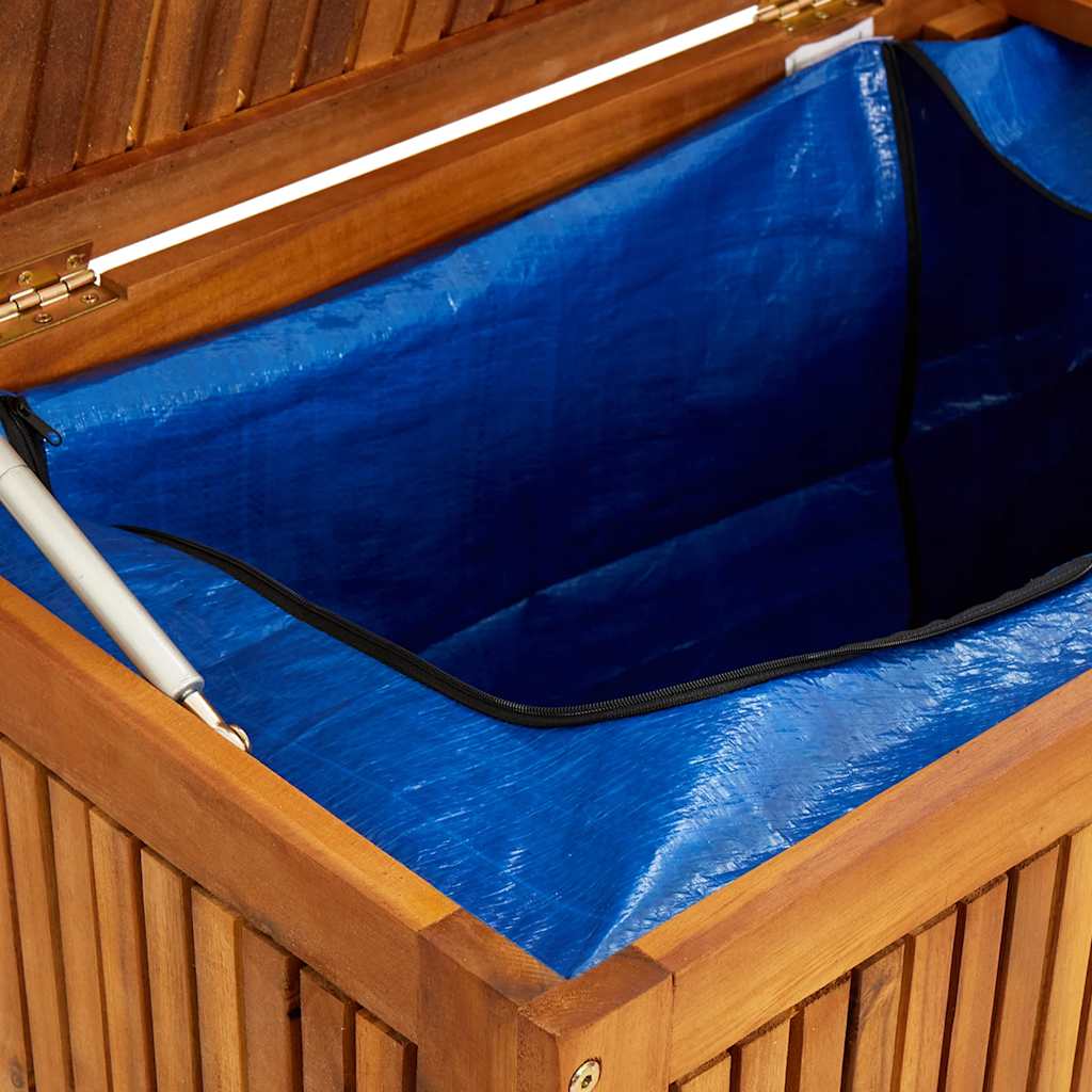 Boîte de rangement de jardin 200x50x58 cm Bois d acacia solide - 9