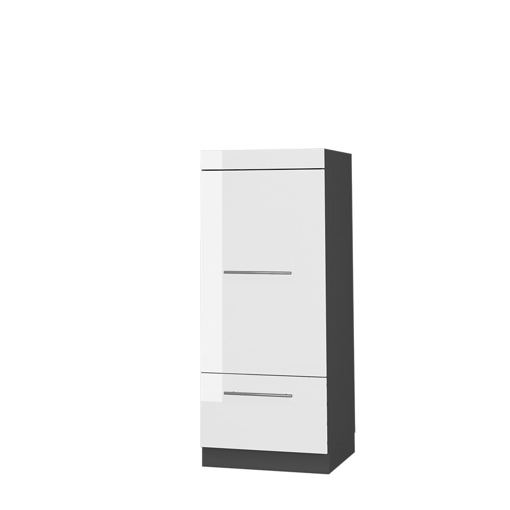 Vicco Szafka do mikrofalówki Fame-Line, Biały wysoki połysk, 60 cm