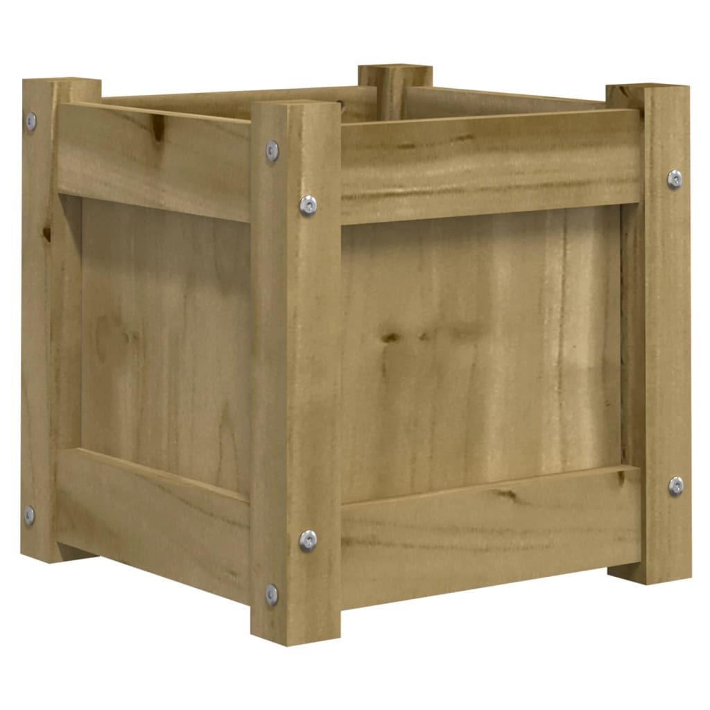 vidaXL Jardinières 2 pcs bois de pin imprégné - 5
