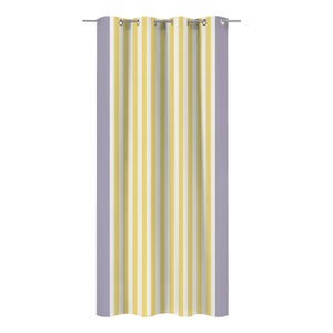 Lot de 2 rideaux occultants illets - Bleu fonc - 167 x 137 cm largeur x hauteur - Rideaux