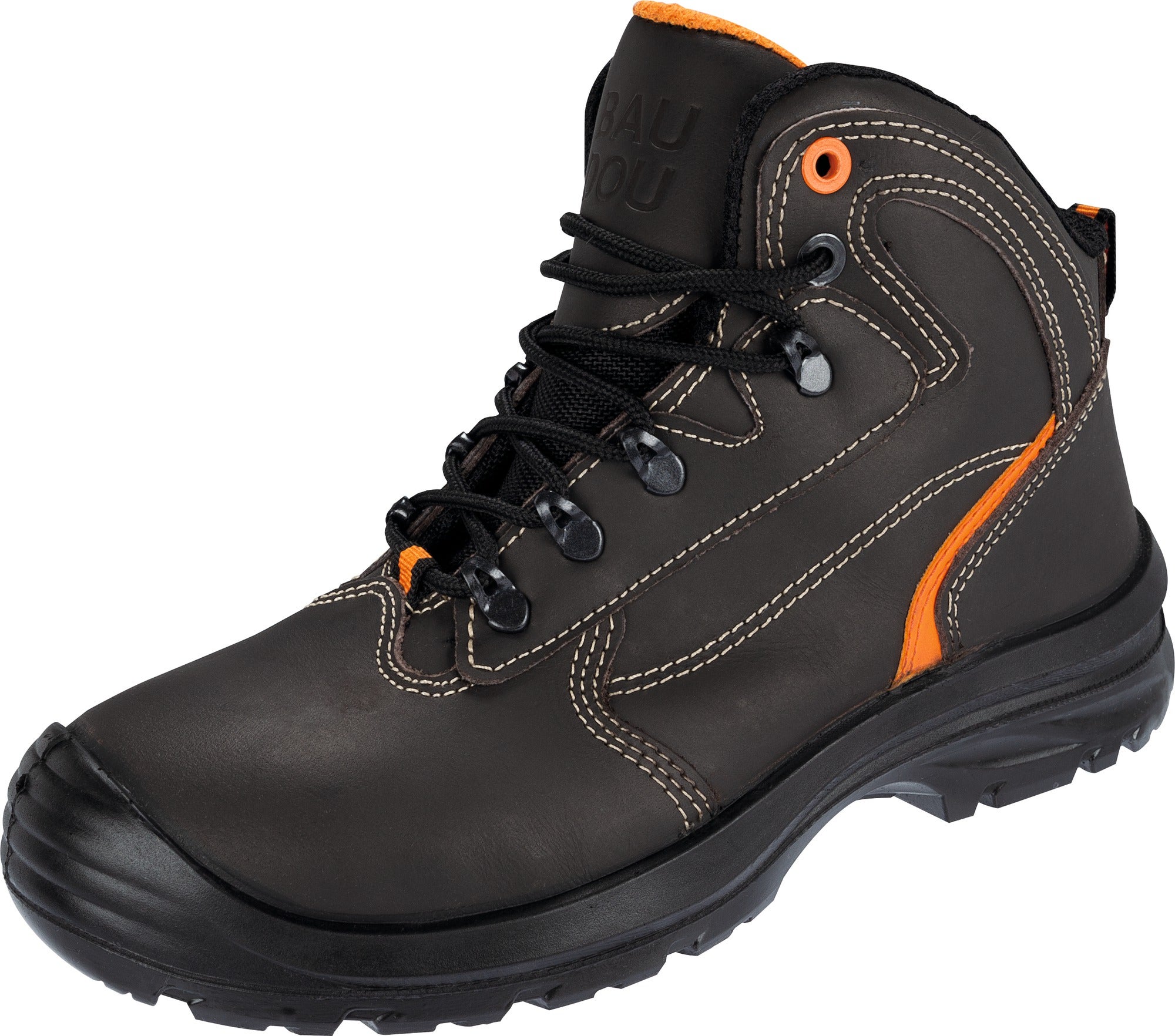 Bottes De Sécurité Baudou Kraft Noir Taille 42 - PVC Recyclable Pour Extérieur