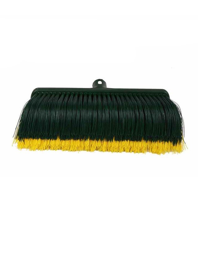 Cabezal de Cepillo para Barrer Césped Artificial Verde y Amarillo